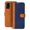 IQOO Z5 5G flip cover | I2018 flip cover | Blue, Brown Design