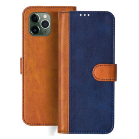 IPhone 11 Pro Max flip cover | MWHG2HN/A flip cover | Blue, Brown Design