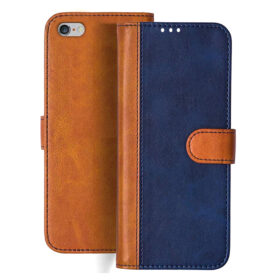 IPhone 6 Plus flip cover | MGA92HN/A flip cover | Blue, Brown Design