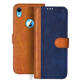 IPhone XR flip cover | MRY62HN/A flip cover | Blue, Brown Design