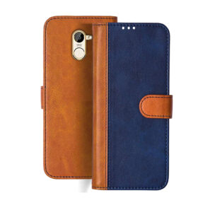 Infinix Hot 4 Pro flip cover | Infinix X5511-B flip cover | Blue, Brown Design