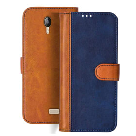 LePhone W10 flip cover | W10 flip cover | Blue, Brown Design