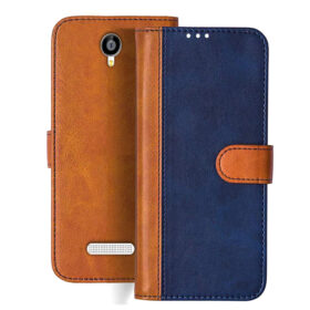 LePhone W5 flip cover | W5 flip cover | Blue, Brown Design