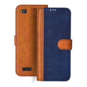 Mobistar CQ flip cover | CQ flip cover | Blue, Brown Design