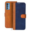 Moto Edge 20 Pro flip cover | XT2153-1 flip cover | Blue, Brown Design