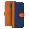Moto G4 flip cover | XT1625 flip cover | Blue, Brown Design