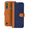Moto G8 Power Lite flip cover | XT2055-2 flip cover | Blue, Brown Design