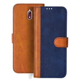 Nokia 3.1 flip cover | TA-1049 flip cover | Blue, Brown Design