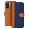 OPPO K10 5G flip cover | CPH2337 flip cover | Blue, Brown Design