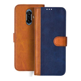 Poco F3 GT 5G flip cover | MZB09C5IN flip cover | Blue, Brown Design