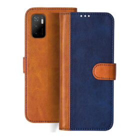 Poco M3 Pro flip cover | M2103K19PG flip cover | Blue, Brown Design