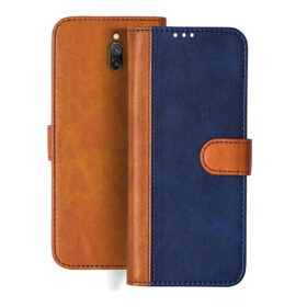 Redmi 8A Dual flip cover | M2001C3K3I flip cover | Blue, Brown Design