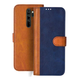 Redmi Note 8 Pro flip cover | MZB8307IN flip cover | Blue, Brown Design
