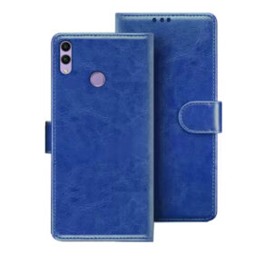 Honor 8C flip cover | Honor BKK-AL10 flip cover | BKK-LX2 | Blue