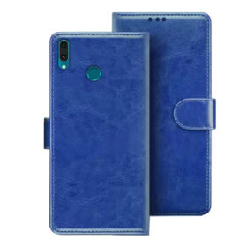 Honor y9 flip cover | Honor JKM-LX1 flip cover | JKM-LX2 | Blue