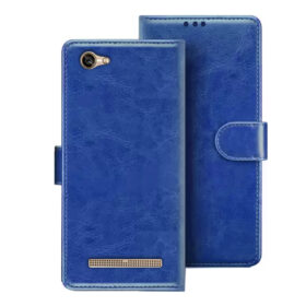 Lava A77 flip cover | A77T flip cover | Blue