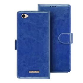 Lava Z61 flip cover | Z61 flip cover | Blue