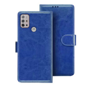 Moto G10 flip cover | Moto XT2127-2 flip cover | Blue