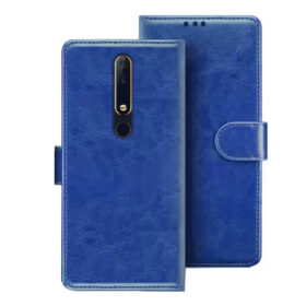 Nokia 6.1 Plus flip cover | TA-1099 flip cover | Blue
