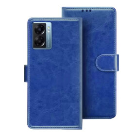 Oppo K10 5G flip cover | Oppo CPH2337 flip cover | Blue