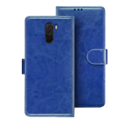 Poco F1 flip cover | Poco MZB6710IN flip cover | M1805E10A | Blue