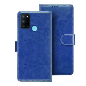 Realme 7i flip cover | Realme RMX2103 flip cover | Blue