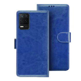 Realme 8 Pro flip cover | Realme RMX3081 flip cover | Blue