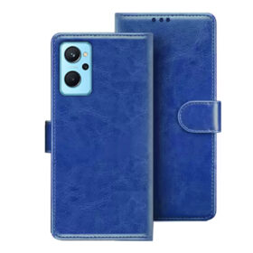 Realme 9i flip cover | Realme RMX3612 flip cover | Blue