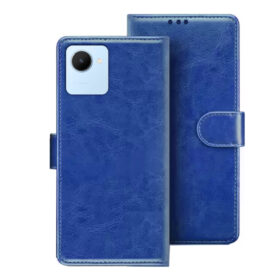 Realme C30 flip cover | Realme RMX3581 flip cover | Blue