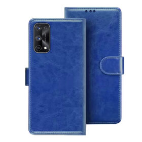 Realme X7 flip cover | Realme RMX2176 flip cover | Blue