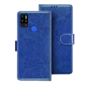 Tecno Spark 6 Air flip cover | Tecno KE6 flip cover | Blue