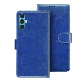 Tecno Spark 8 Pro flip cover | Tecno KG8 flip cover | Blue