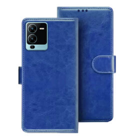 VIVO V25 flip cover | Vivo V2202 flip cover | Blue
