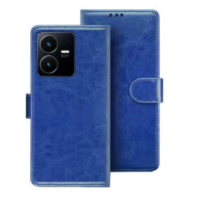 VIVO Y22 flip cover | Vivo V2207 flip cover | Blue