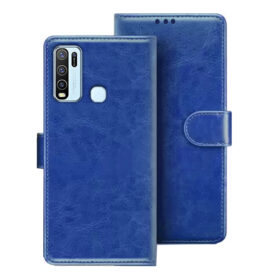 VIVO Y30 flip cover | Vivo 1938 flip cover | Blue