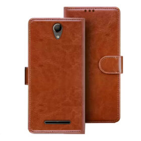 Comio C2 flip cover | C2 flip cover | Brown