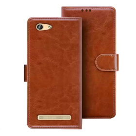 Gionee F103 Pro flip cover | F103 PRO flip cover | Brown