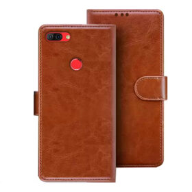Infinix Hot 6 Pro flip cover | infinix X608 flip cover | Brown