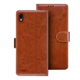 Infinix Smart 2 flip cover | infinix X5515F flip cover | Brown