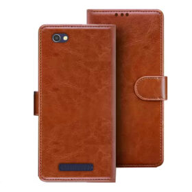 Lava A72 flip cover | A72 flip cover | Brown