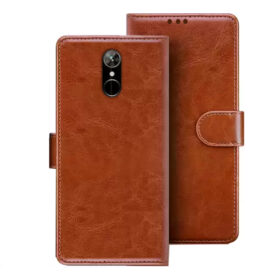 Mobistar X1 Selfie flip cover | X1 Selfie flip cover | Brown