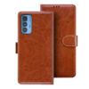 Moto Edge 20 Pro flip cover | Moto XT2153-1 flip cover | PANY0010IN | Brown