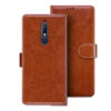 Nokia 5.1 flip cover | TA-1075 flip cover | Brown