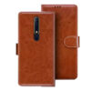 Nokia 6.1 Plus flip cover | TA-1099 flip cover | Brown