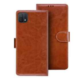 Oppo A16E flip cover | Oppo CPH2421 flip cover | Brown