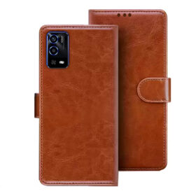 Oppo A55 4G flip cover | Oppo CPH2325 flip cover | Brown