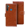 Realme 5 flip cover | Realme RMX1911 flip cover | Brown