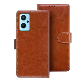 Realme 9i flip cover | Realme RMX3612 flip cover | Brown