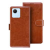 Realme C30s flip cover | Realme RMX3690 flip cover | Brown