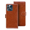 Tecno Spark 8T flip cover | Tecno KG6P flip cover | Brown